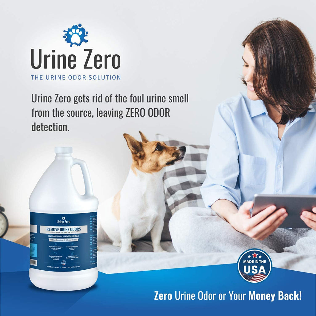 1 Gallon Ready-to-Use | Pet Odor Eliminator | Powerful Bio-Enzyme Cleaner for Dog & Cat Urine Smell on Artificial Grass, Carpet, Tile, Rugs & More | Pet & Kid Safe